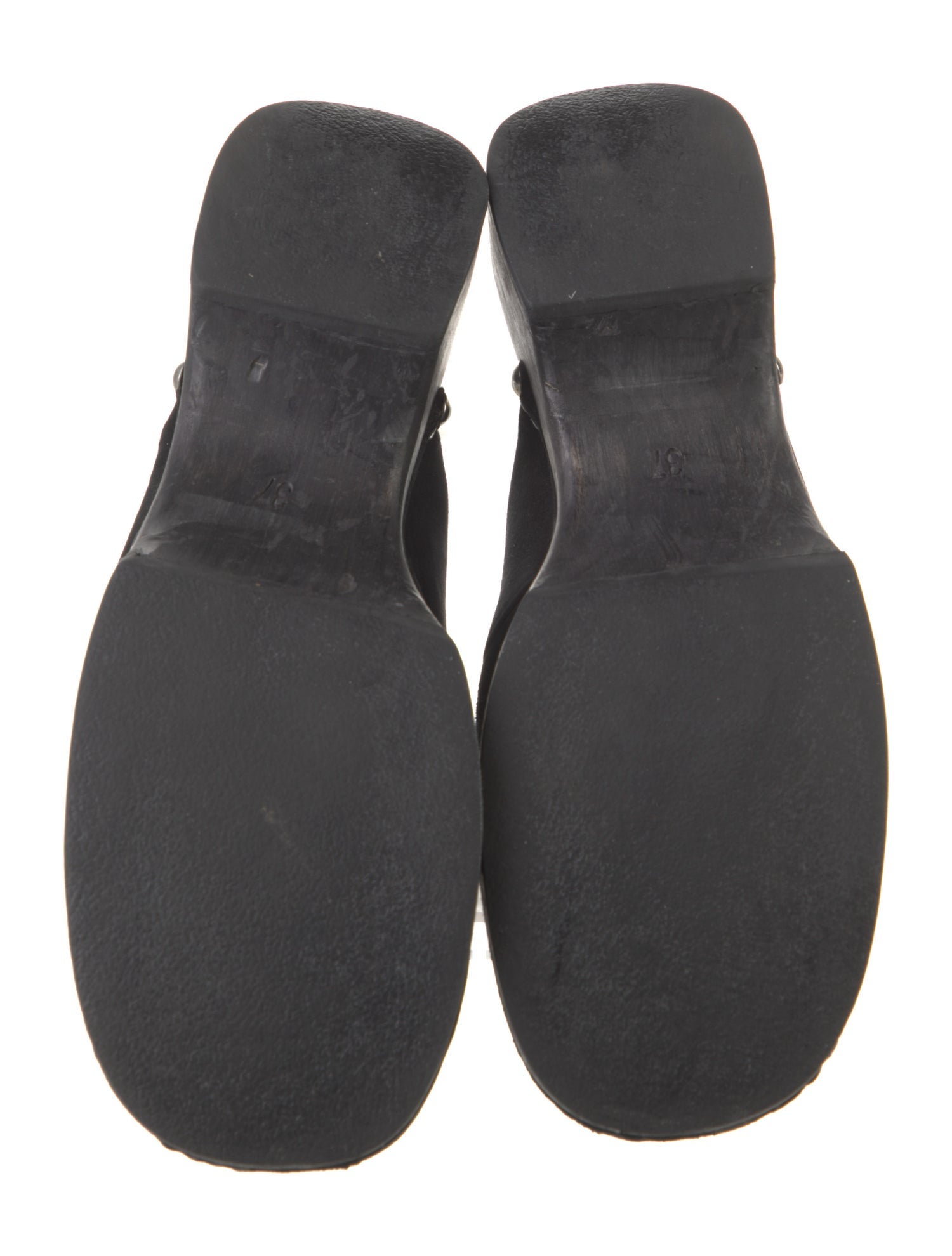 Chanel Vintage Interlocking CC Logo Mules